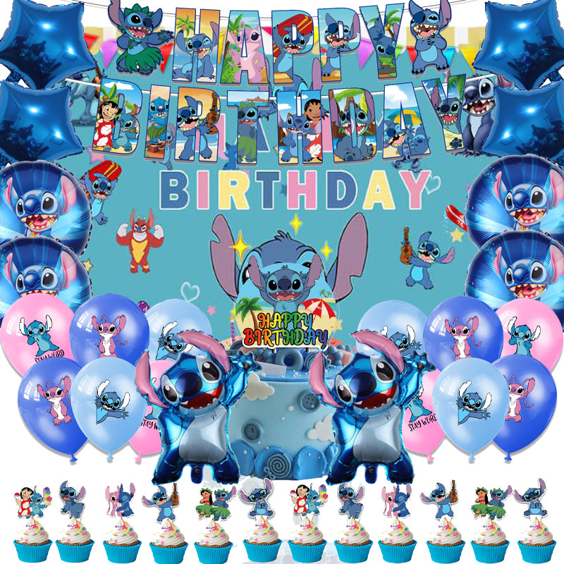 Stitch Pinata, Lilo and Stitch Birthday Party, Stitch Party Supplies 