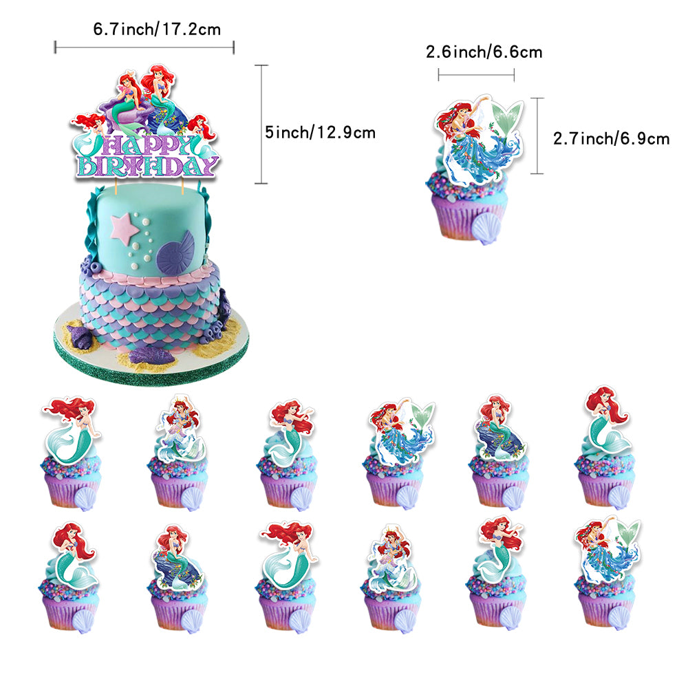 Mermaid Ariel Birthday Decorations.