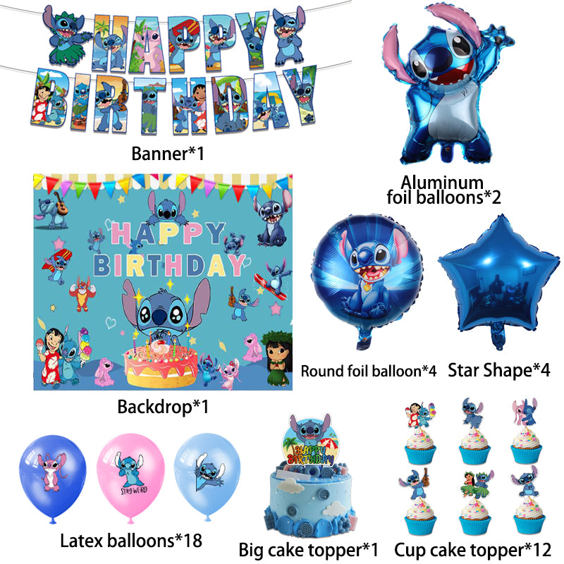 Lilo and stitch party decorations -  France